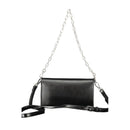 Black Polyethylene Women Handbag
