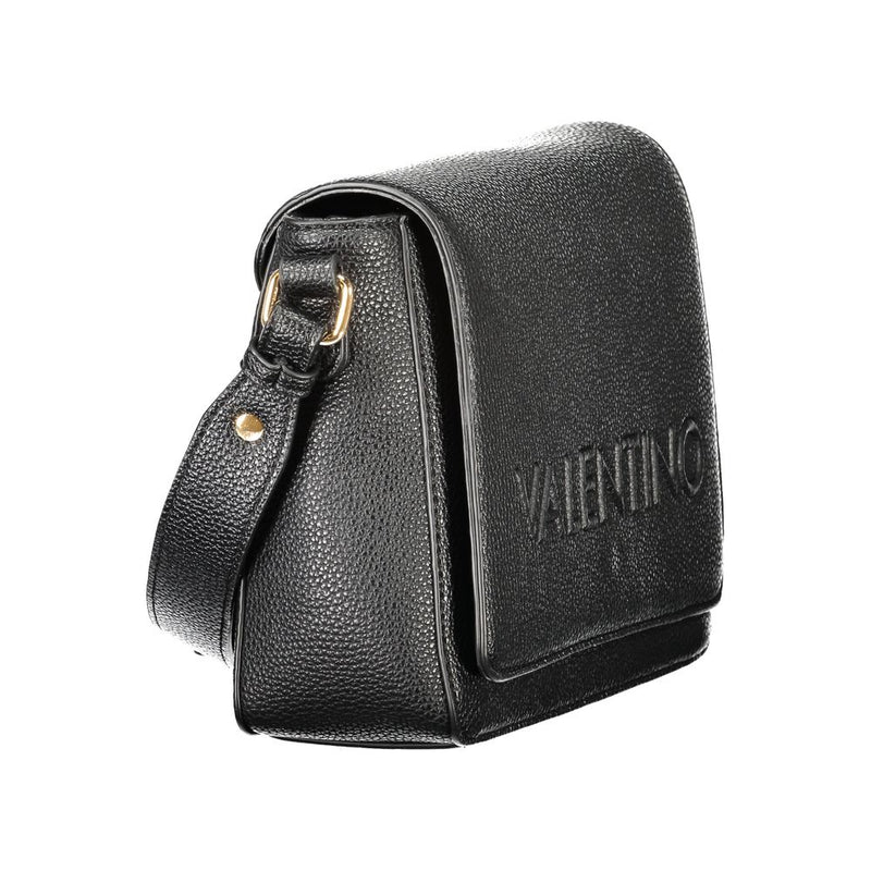 Black Polyethylene Women Handbag