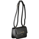 Black Polyethylene Women Handbag