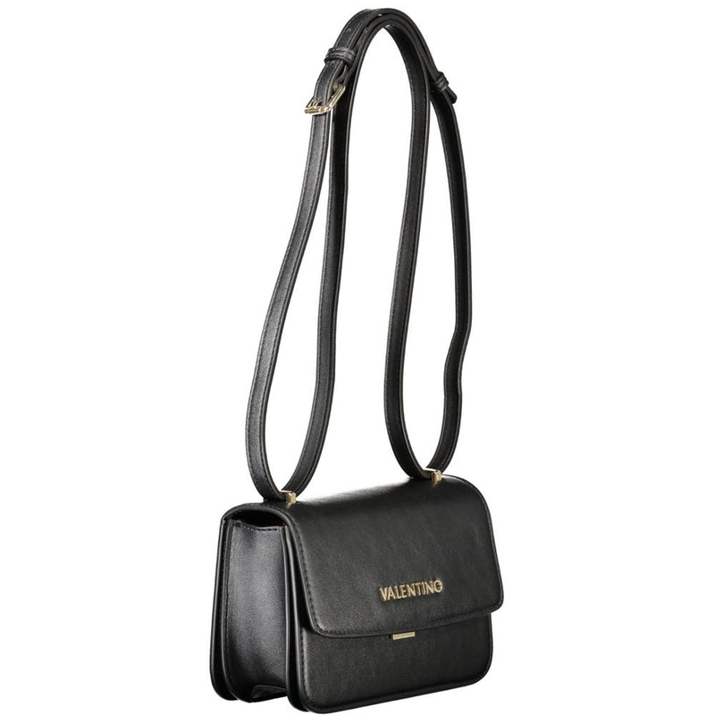 Black Polyethylene Women Handbag