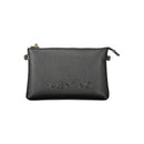 Black Polyethylene Women Handbag