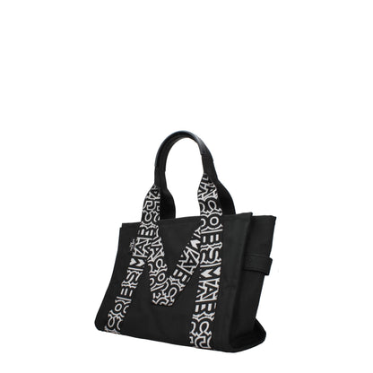 Black Fabric Shoulder Bags
