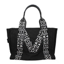 Black Fabric Shoulder Bags