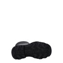 Black Cotton Rain Boots