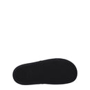 Black Fabric Slippers Sandals