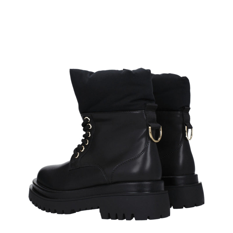 Black Polyethylene Ankle Boots