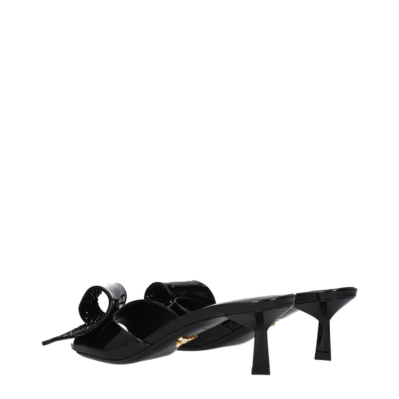 Black Leather Sandals