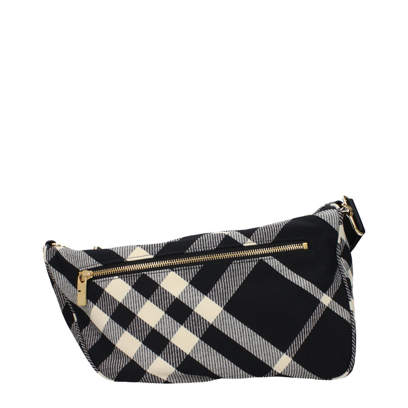 Black Fabric Crossbody Bags