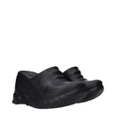 Black Cotton Slippers Sandals