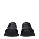 Black Cotton Slippers Sandals