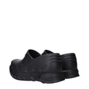 Black Cotton Slippers Sandals