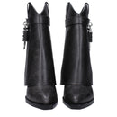 Black Leather Ankle Boots
