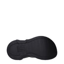 Black Cotton Slippers Sandals