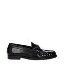 Black Leather Slip-On Loafers