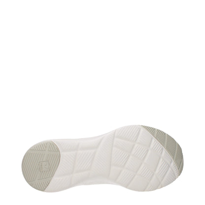 White Fabric Athletic Sneakers