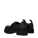 Black Leather Oxfords And Derbies