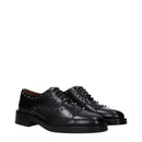 Black Leather Oxfords And Derbies
