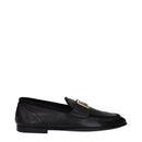 Black Leather Slip-On Loafers
