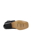 Black Leather Ankle Boots