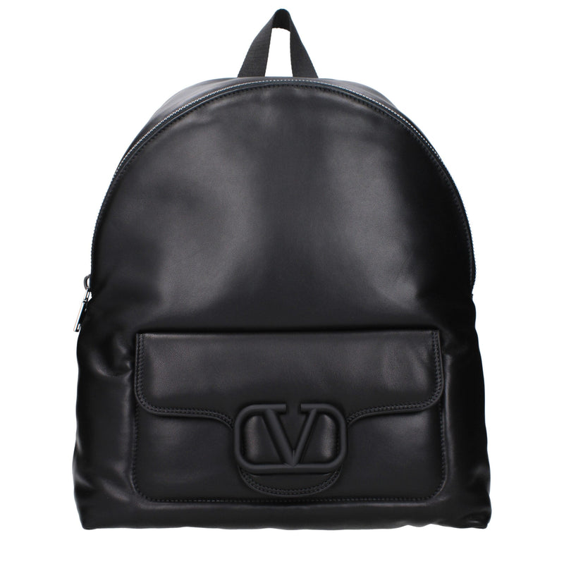 Black Leather Backpacks
