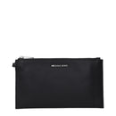 Black Leather Clutch Bags