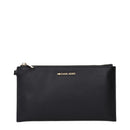 Black Leather Clutch Bags