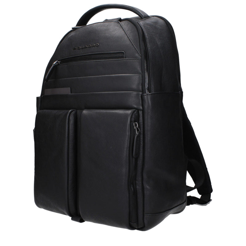 Black Leather Backpacks