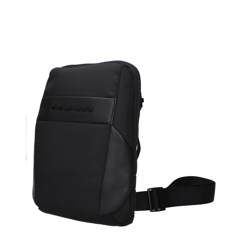 Black Fabric Crossbody Bags