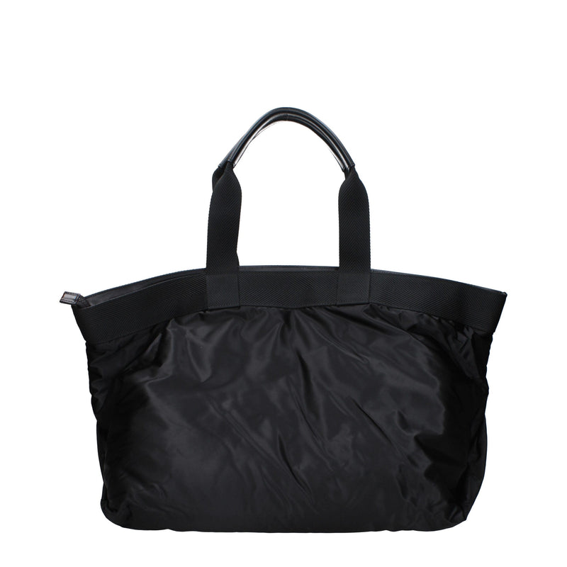 Black Fabric Shoulder Bags