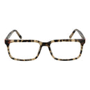 Beige Men Glasses Frame
