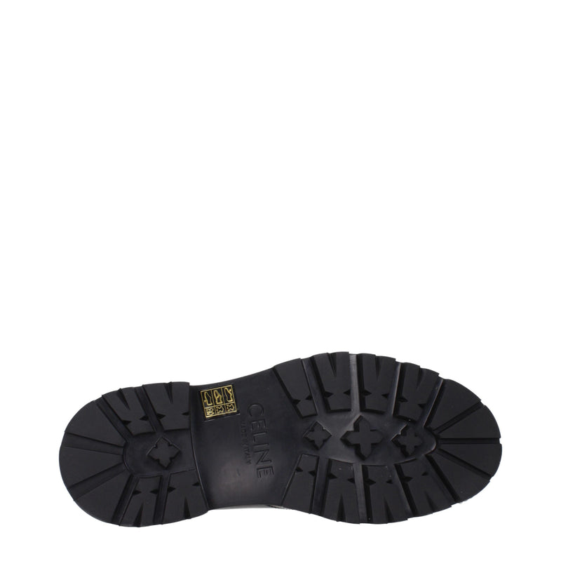 Black Leather Oxfords And Derbies