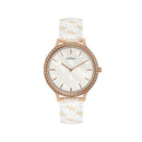 White Leather Watch
