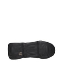 Black Fabric Chunky Sneakers