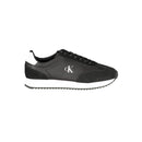 Black Leather Men Sneaker