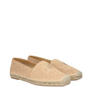Beige Fabric Espadrilles