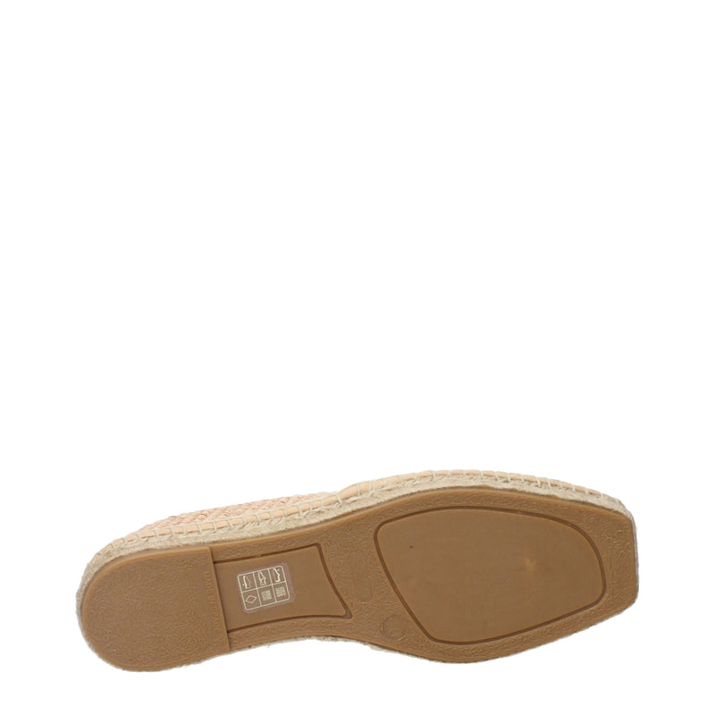 Beige Fabric Espadrilles