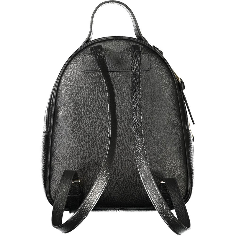 Black Leather Backpack