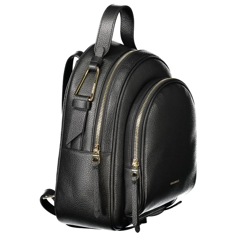 Black Leather Backpack