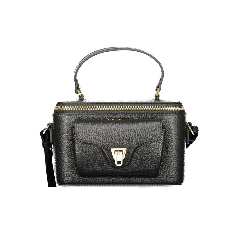 Black Leather Women Handbag