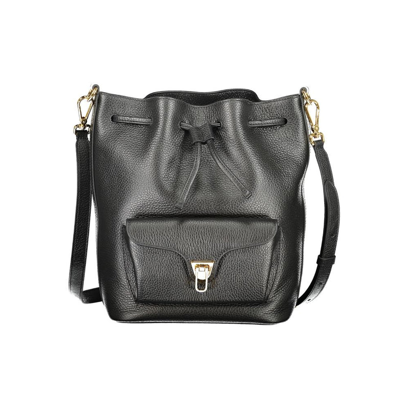 Black Leather Women Handbag