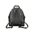 Black Leather Women Backpack