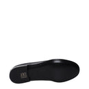 Black Leather Slip-On Loafers