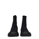 Black Fabric High Tops