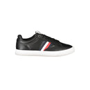 Black Leather Men Sneaker