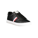 Black Leather Men Sneaker