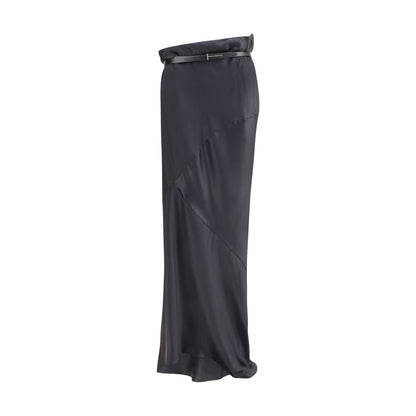 Satin long Skirt