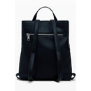 Black Polyethylene Women Backpack