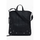 Black Polyethylene Women Backpack