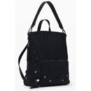 Black Polyethylene Women Backpack