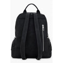 Black Polyethylene Women Backpack